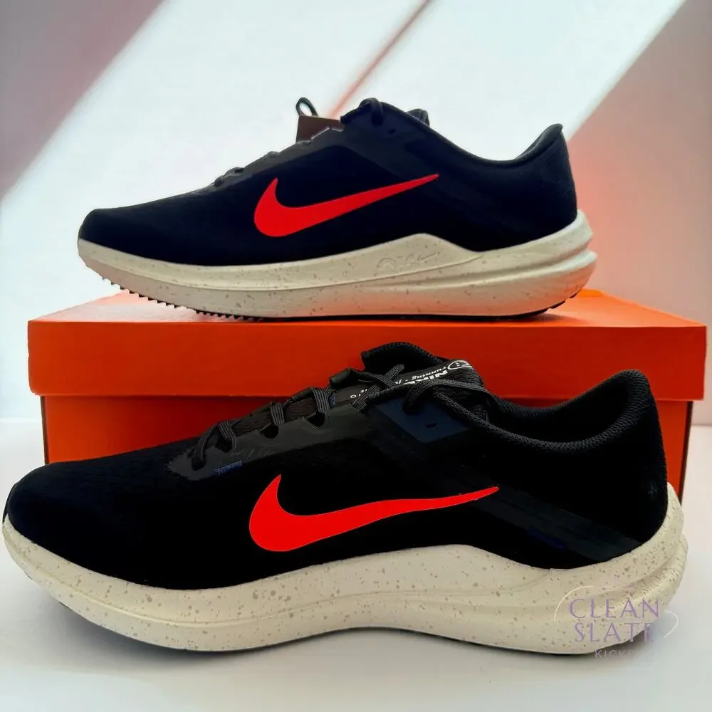 Nike Air Winflo 10 Black Bright Crimson Obsidian Men's 13